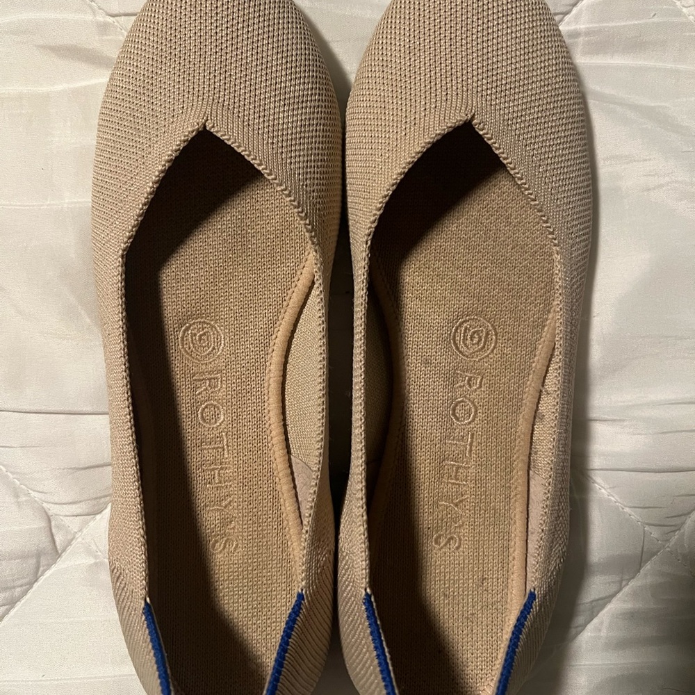 Rothy's Women's Beige Flats
